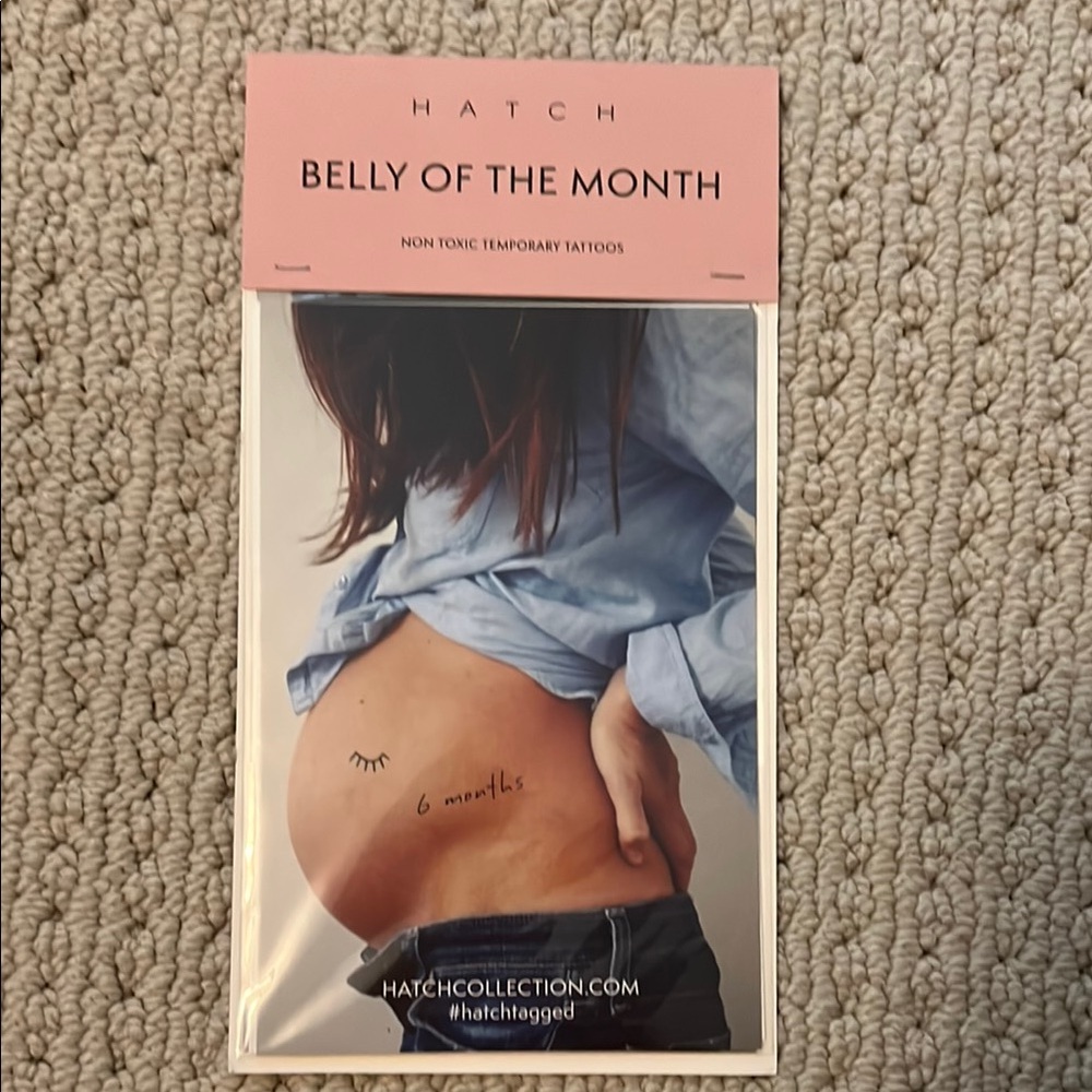 Hatch Belly of the Month Temporary Tattoos